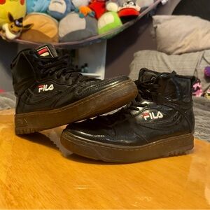 Vintage FILA Leather High Top Sneaker Mens 8.5